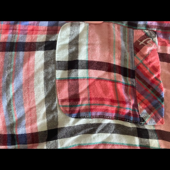 VICTORIA’S SECRET plaid pajama top - Picture 2 of 3